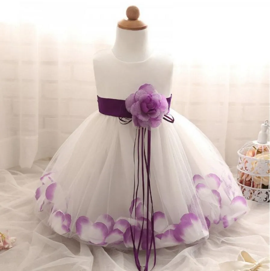 Beautiful Handmade Lovely Flower Girl Dresses, Wedding Cheap Little Girl Dresses with Flowers, FGS021