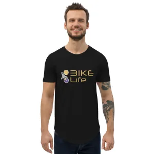 BIKE LIFE - Men's Curved Hem T-Shirt