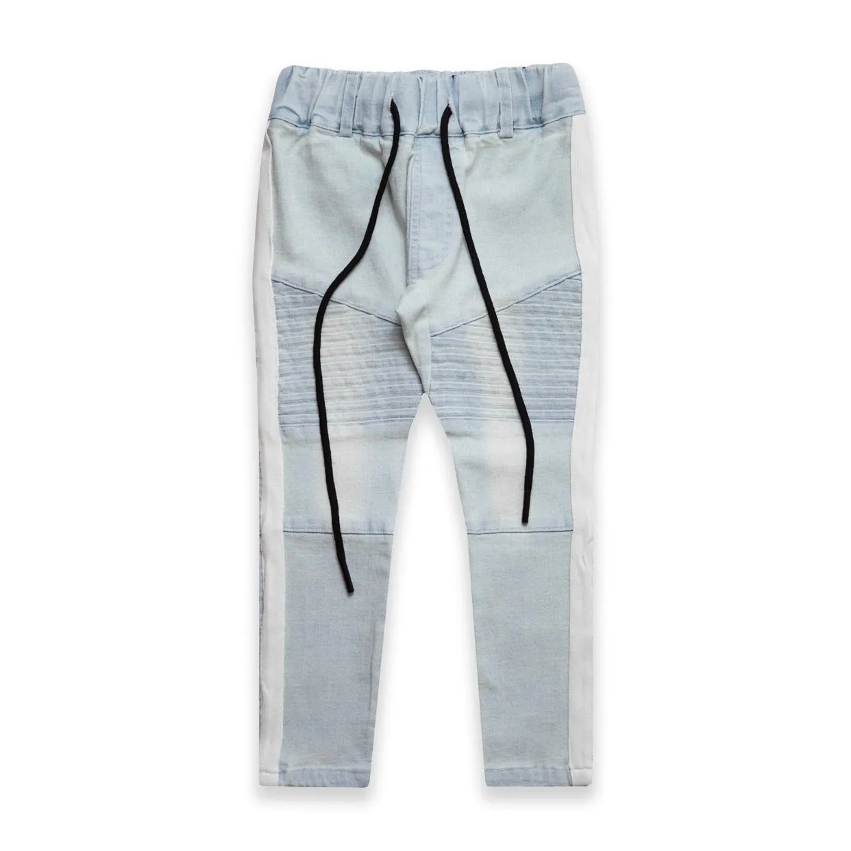 BIKER JEANS - STONEWASH BLUE