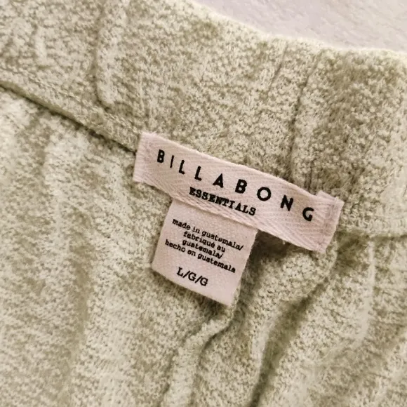 BILLABONG NEW Harbor Elastic Waist Shorts