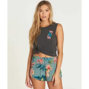 Billabong Women's Waves All Day Smocked Waist Short | Jungle