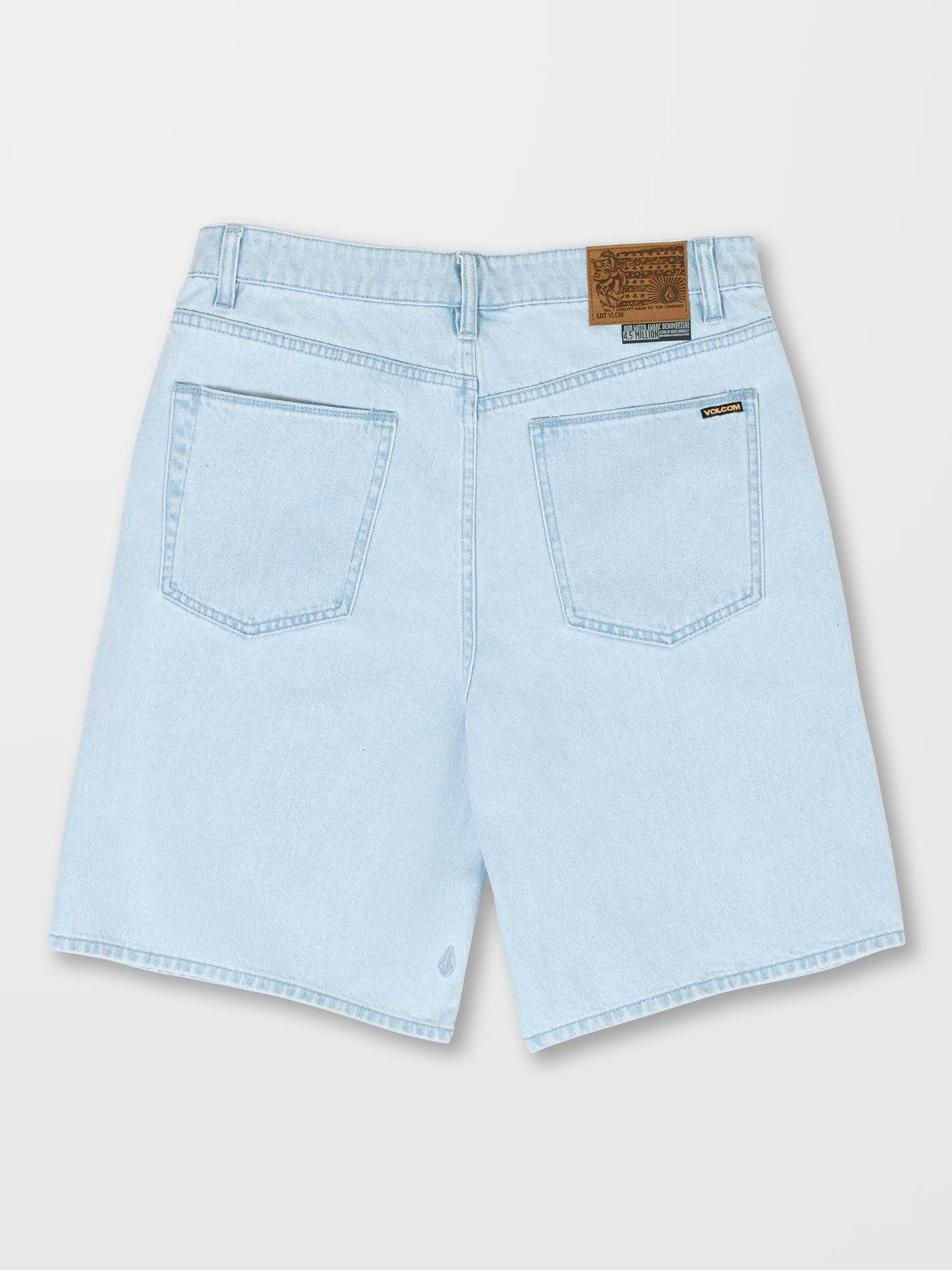 Billow Denim Shorts - LIGHT BLUE