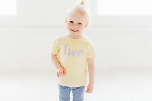 Birthday Girl Milestone T-shirt Age One & Two
