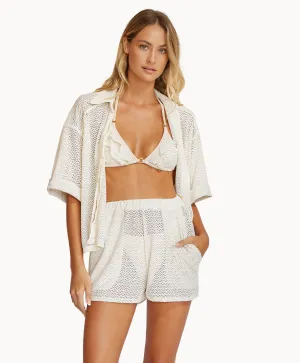 Biscotti Blake Button Top & Biscotti Drew Short Short by PQ Swim