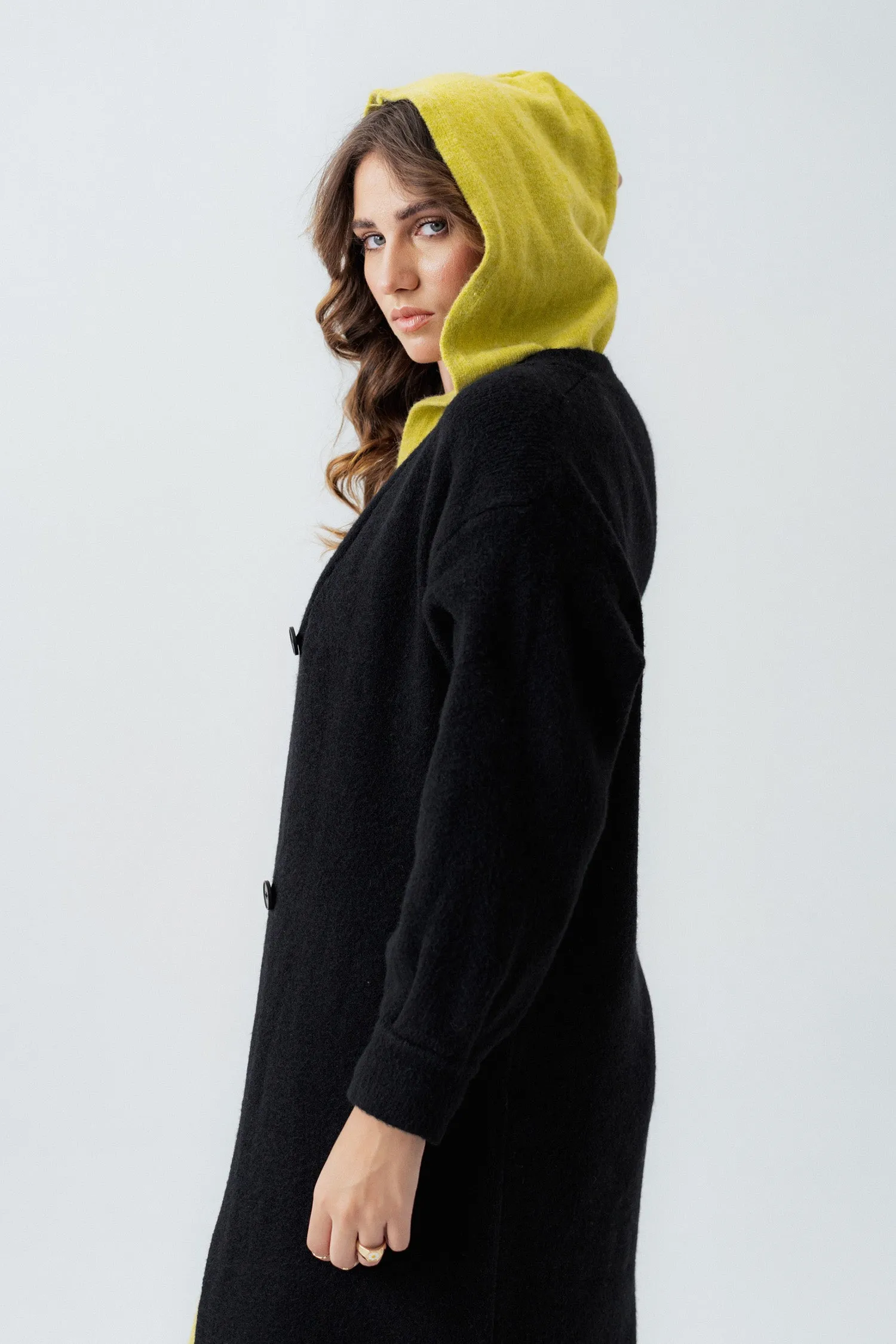 Black Relaxed Fit Cardigan