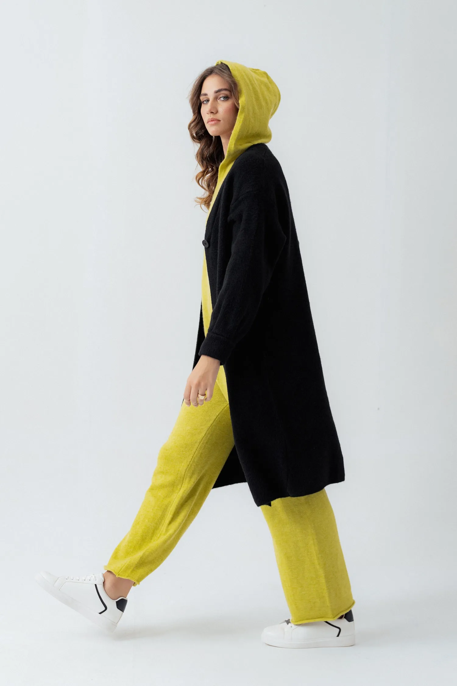 Black Relaxed Fit Cardigan
