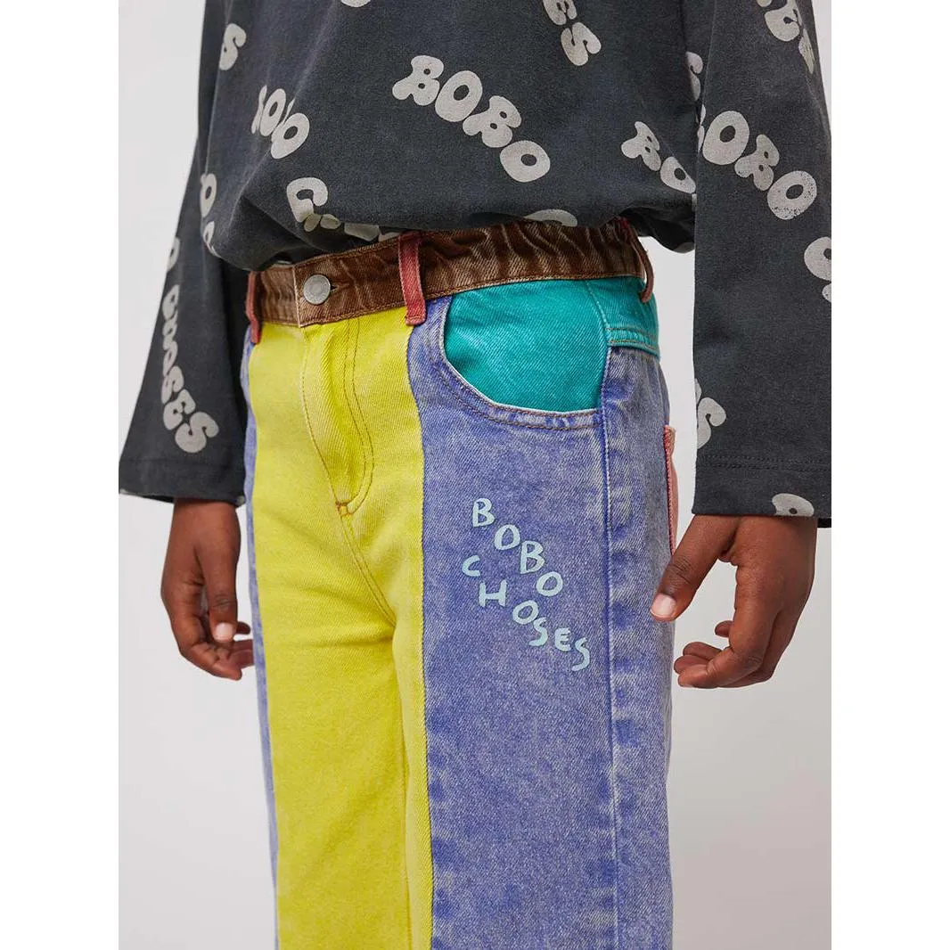 Bobo Choses - Colour Block denim pants