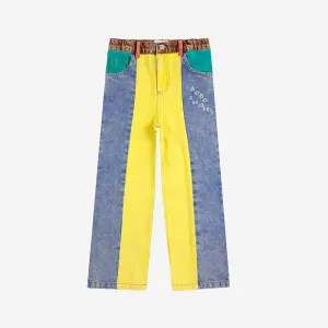 Bobo Choses - Colour Block denim pants