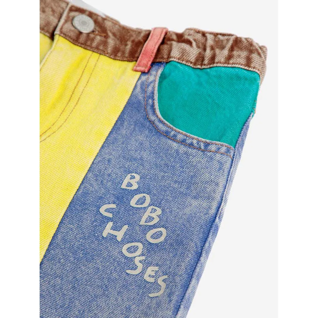 Bobo Choses - Colour Block denim pants