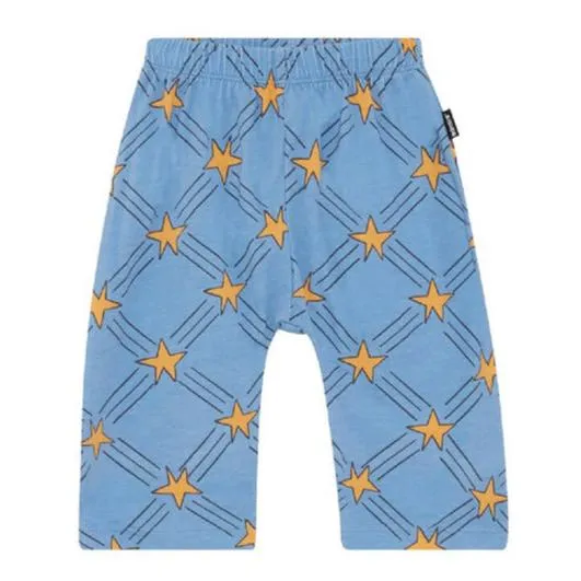 BONDS Roomies Wide Leg Pant Leggings - Starlit Check Blue