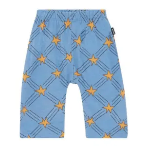 BONDS Roomies Wide Leg Pant Leggings - Starlit Check Blue