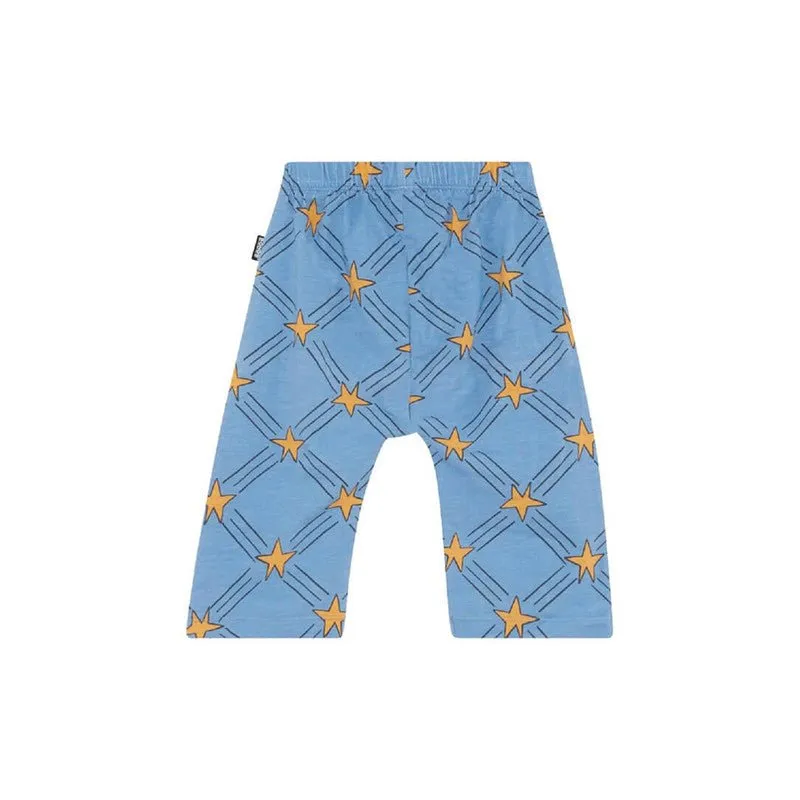 BONDS Roomies Wide Leg Pant Leggings - Starlit Check Blue