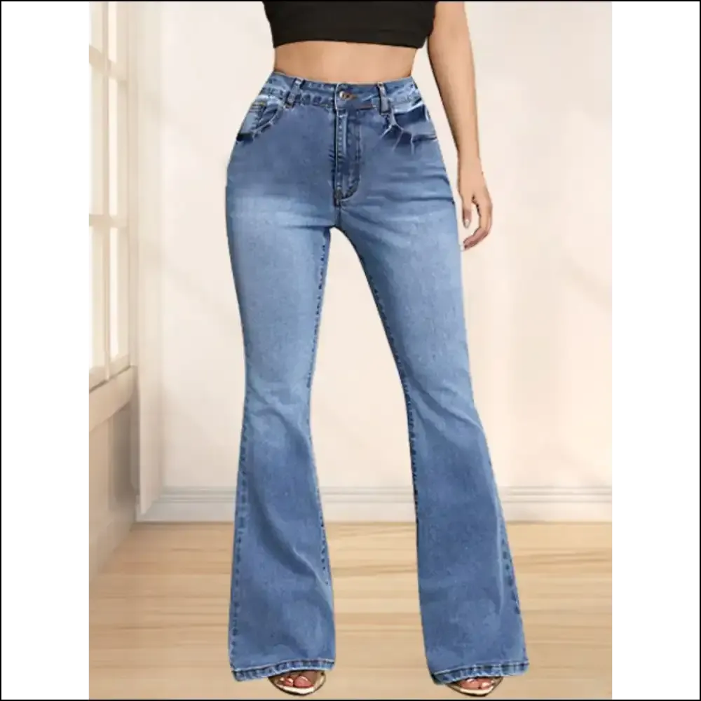 Bow Down to Style: Flaunt your Fab Flare Jeans with Chic Confidence! 🎉👖