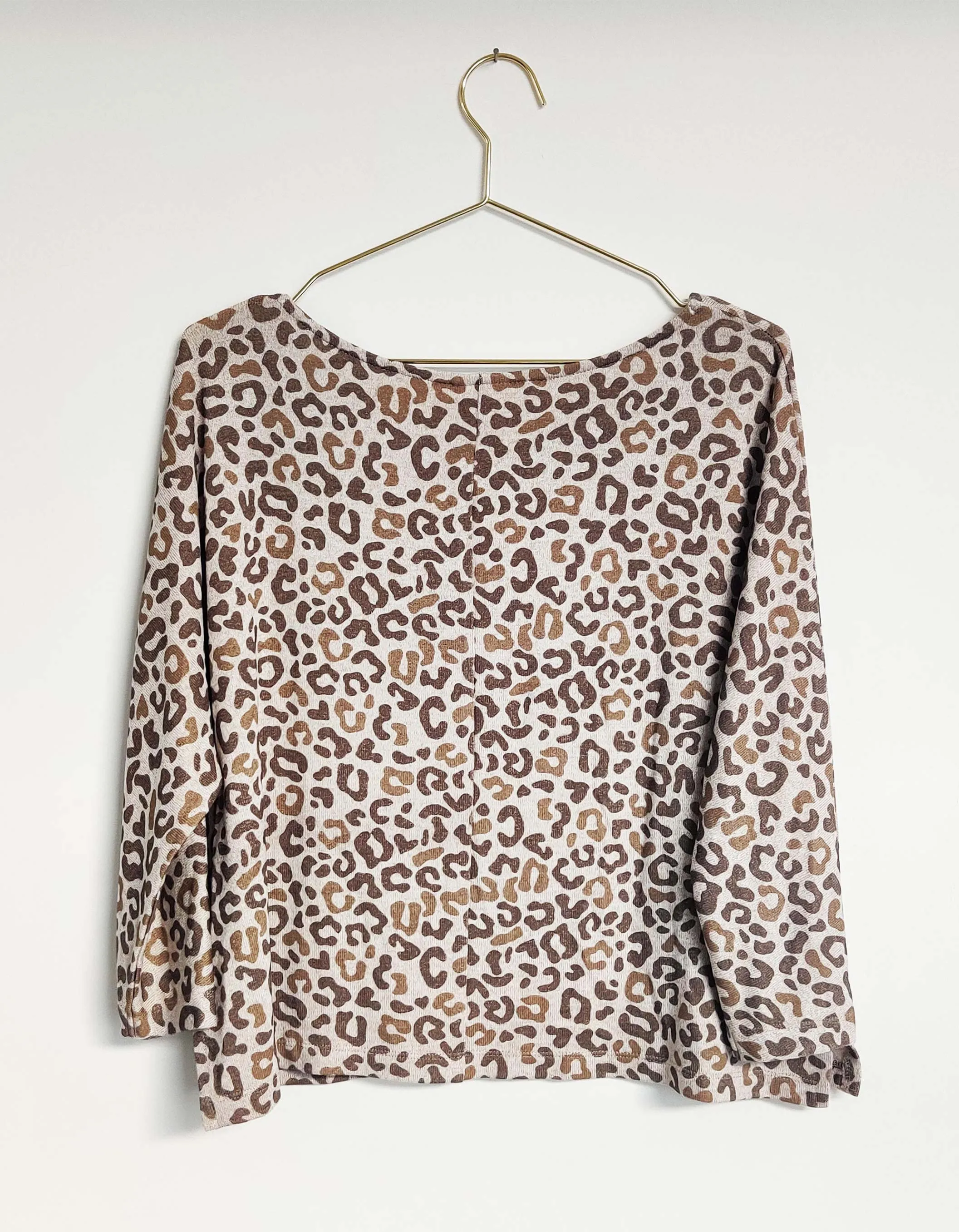 BOW04 EASY SWEATER ANIMALPRINT