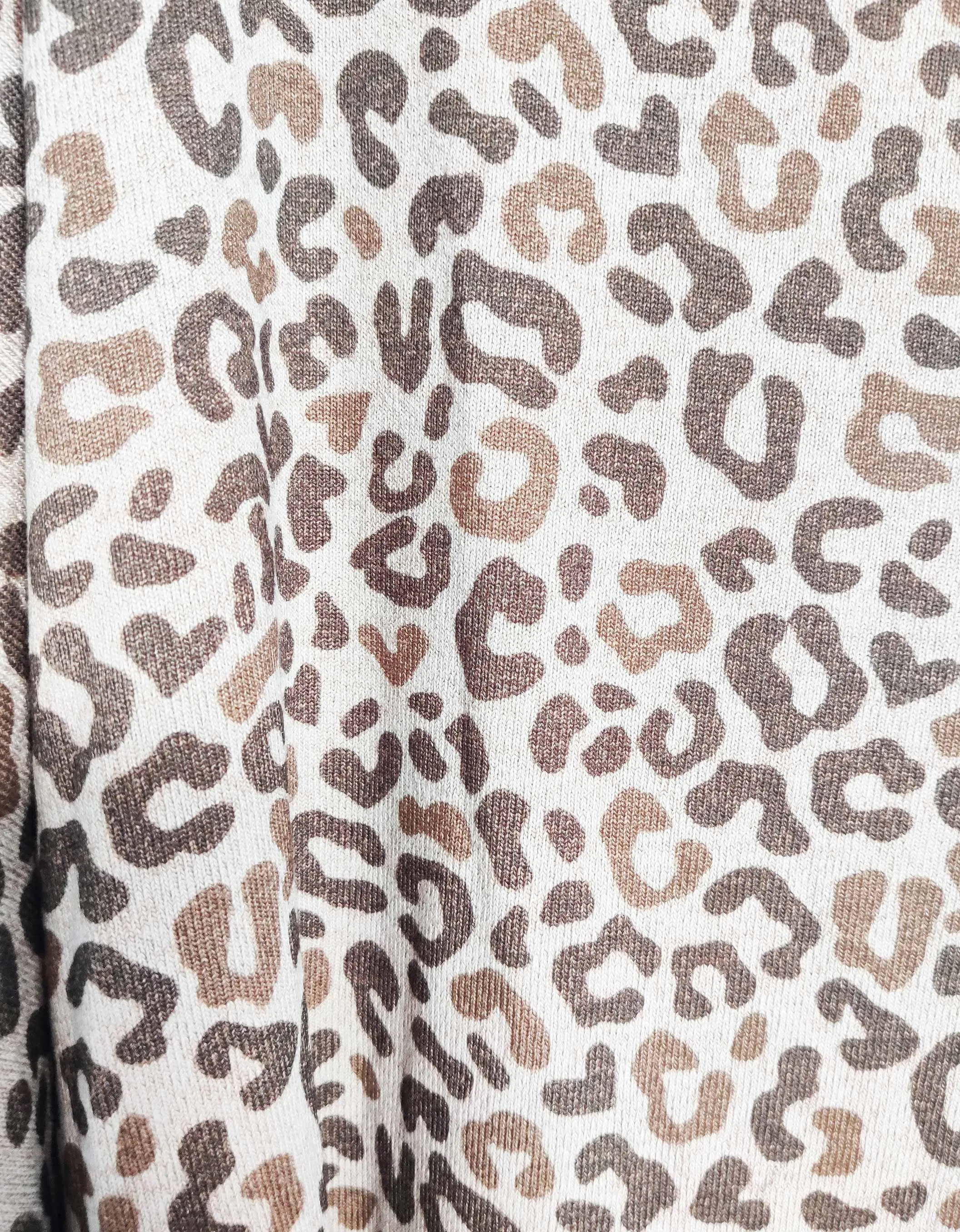 BOW04 EASY SWEATER ANIMALPRINT