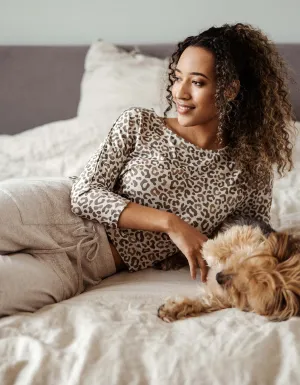 BOW04 EASY SWEATER ANIMALPRINT
