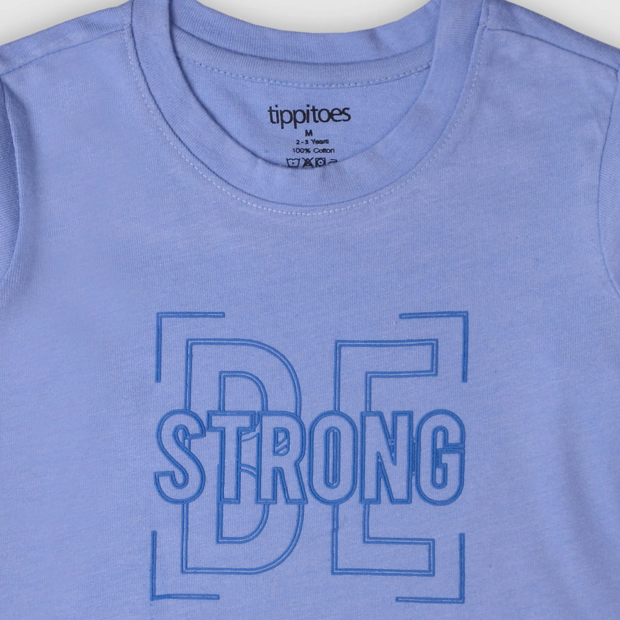Boys Blue Printed Tee