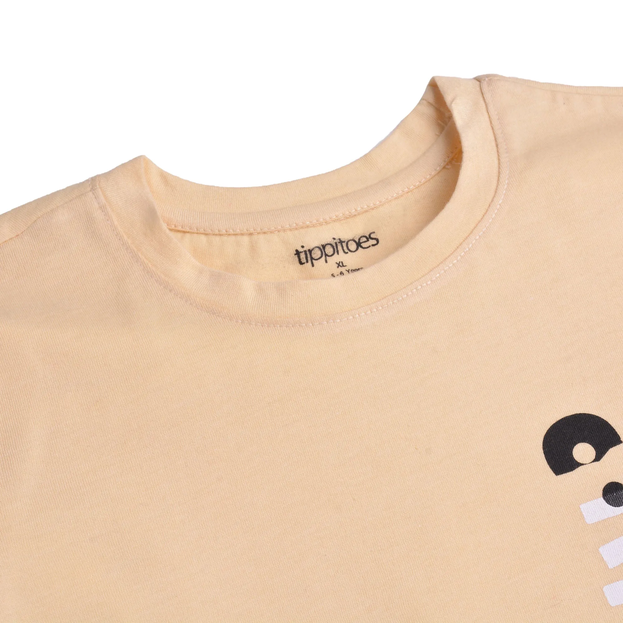 Boys Yellow printed Tee