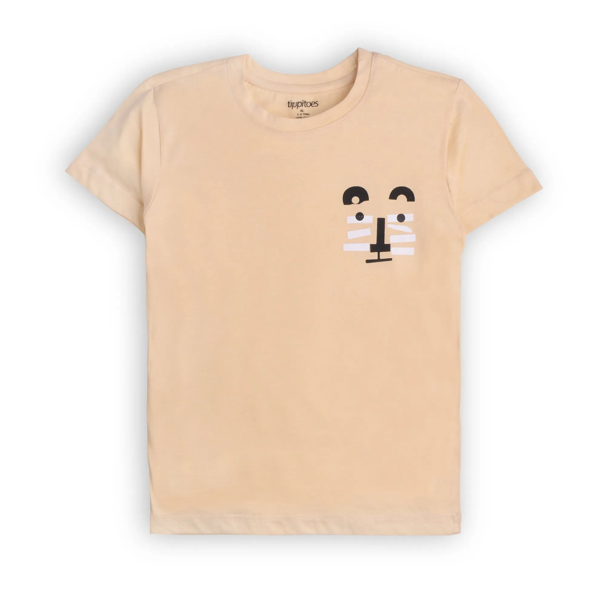 Boys Yellow printed Tee