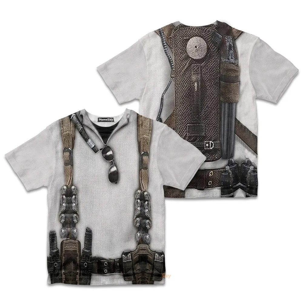 Call Of Duty Captain Soap MacTavish Custom Cosplay Costume Kid Tshirt QT209560Hf