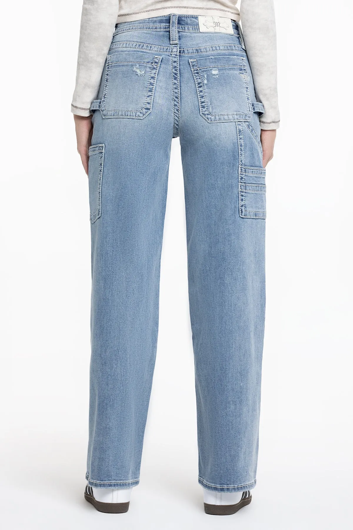 Callie Cargo Wide Leg Jeans