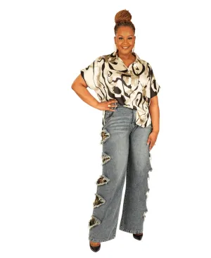 Camouflage Jeans