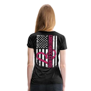 CARDIOTHORACIC ICU NURSE - Back Print - Women’s Premium T-Shirt