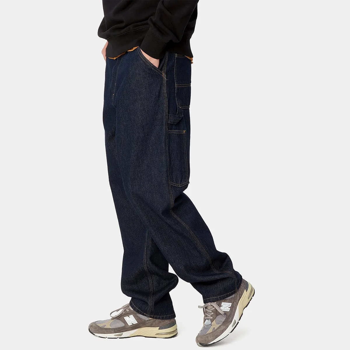 Carhartt WIP Single Knee Pant Smith Denim Blue