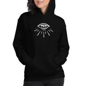 Celestial Eye Embroidered Hoodie