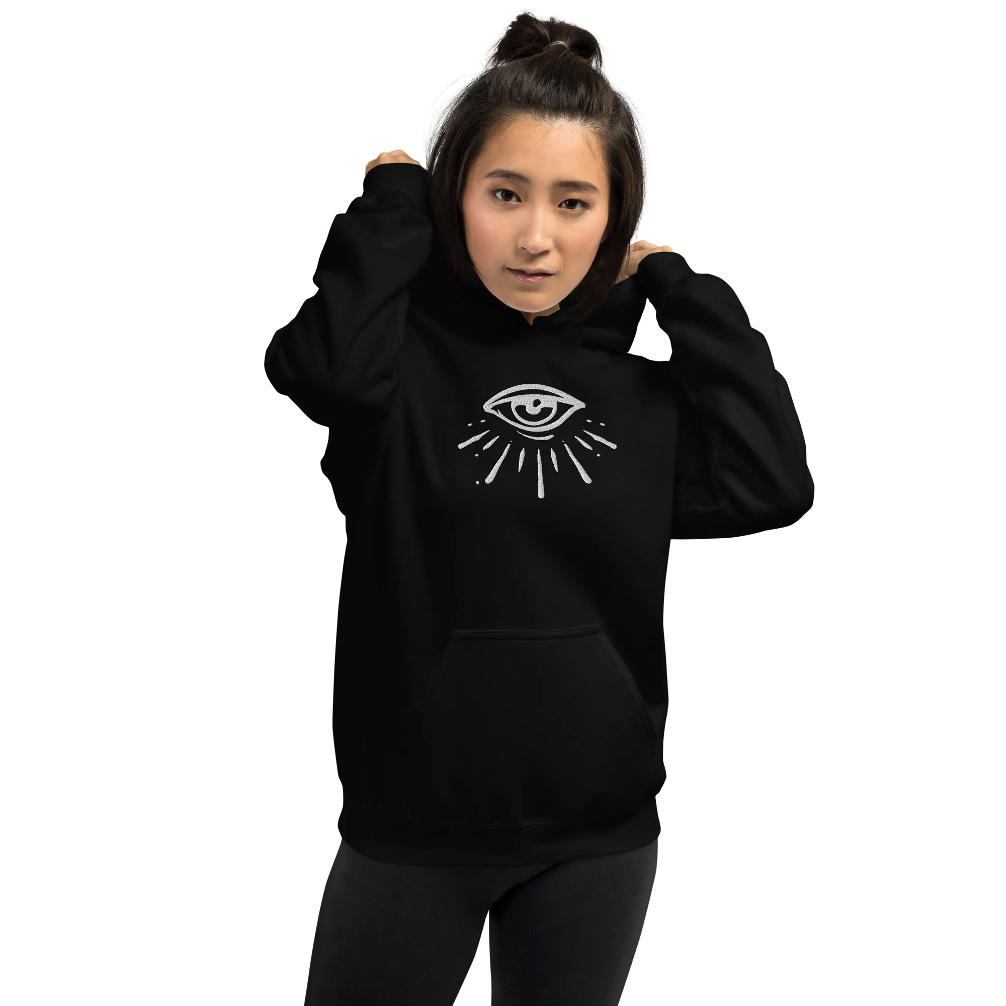 Celestial Eye Embroidered Hoodie