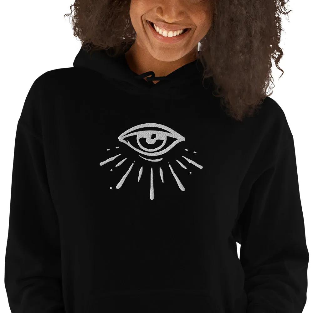 Celestial Eye Embroidered Hoodie