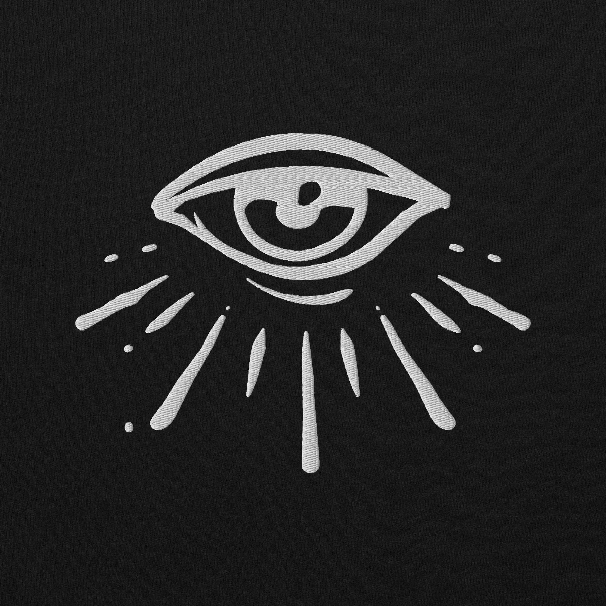 Celestial Eye Embroidered Hoodie