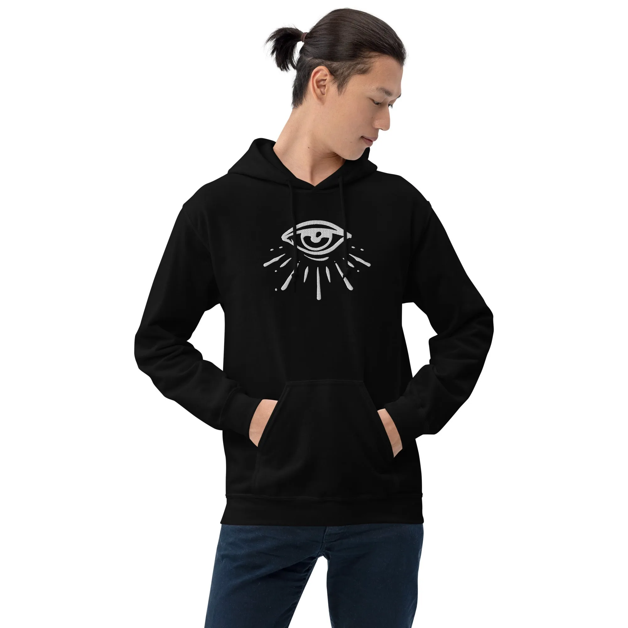 Celestial Eye Embroidered Hoodie