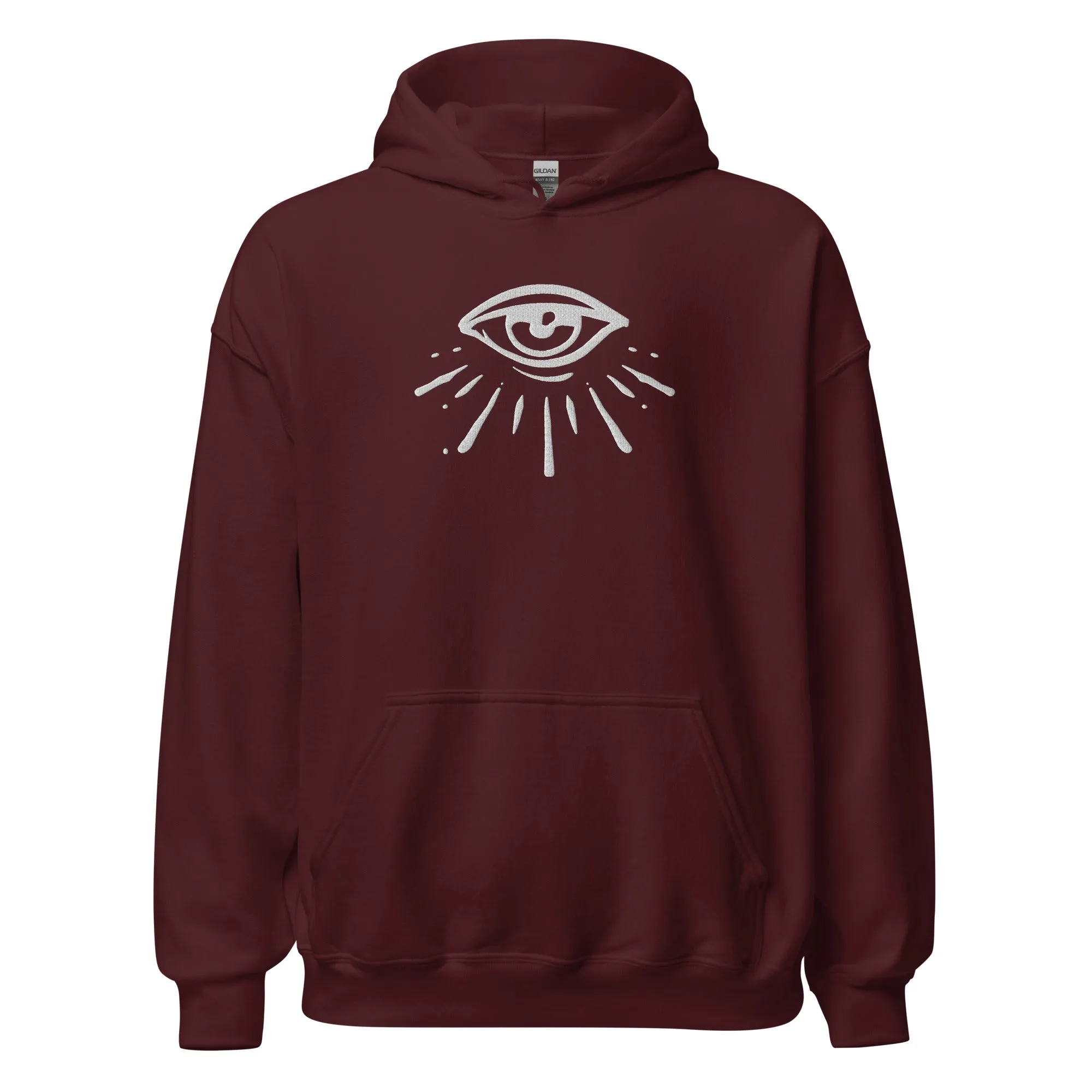 Celestial Eye Embroidered Hoodie