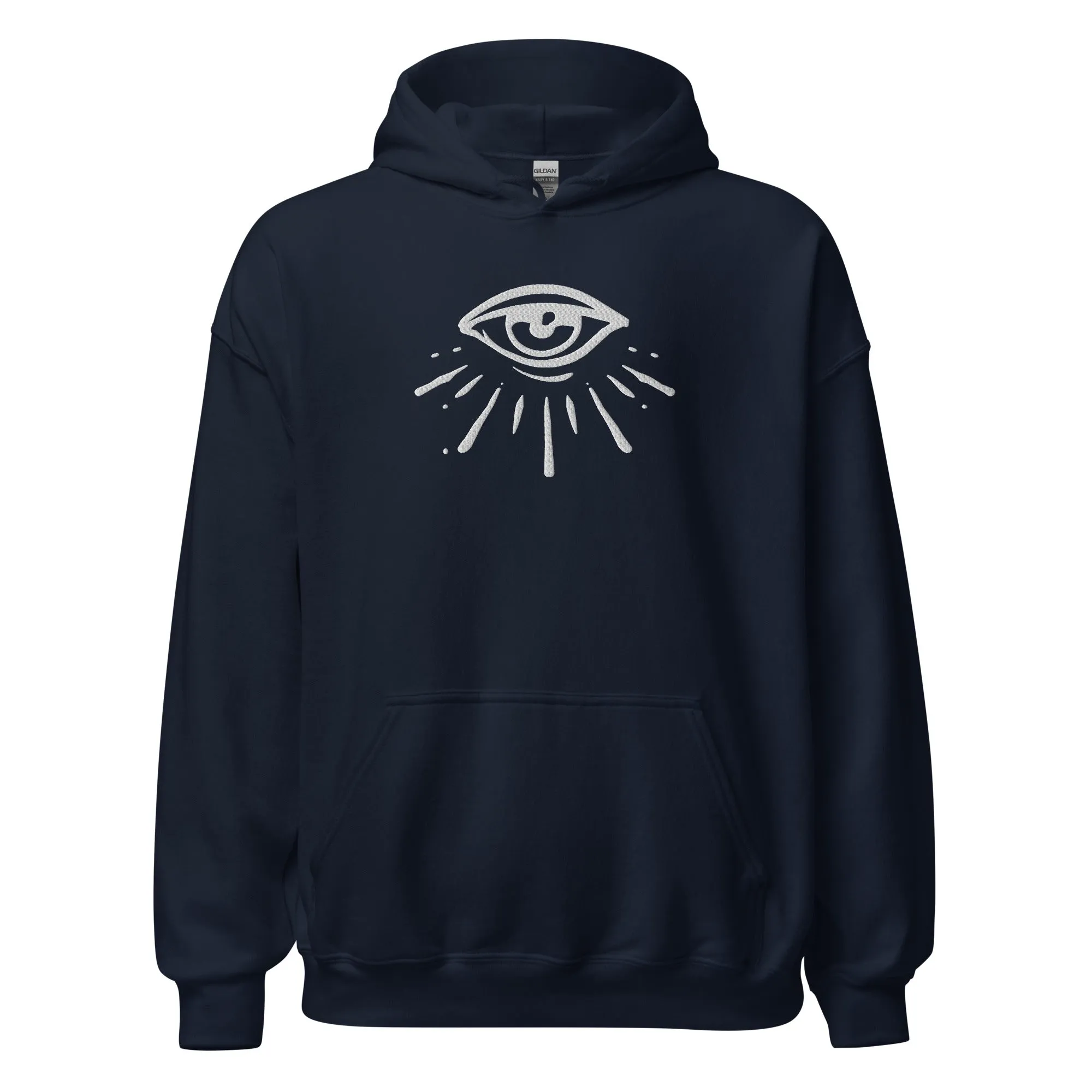 Celestial Eye Embroidered Hoodie