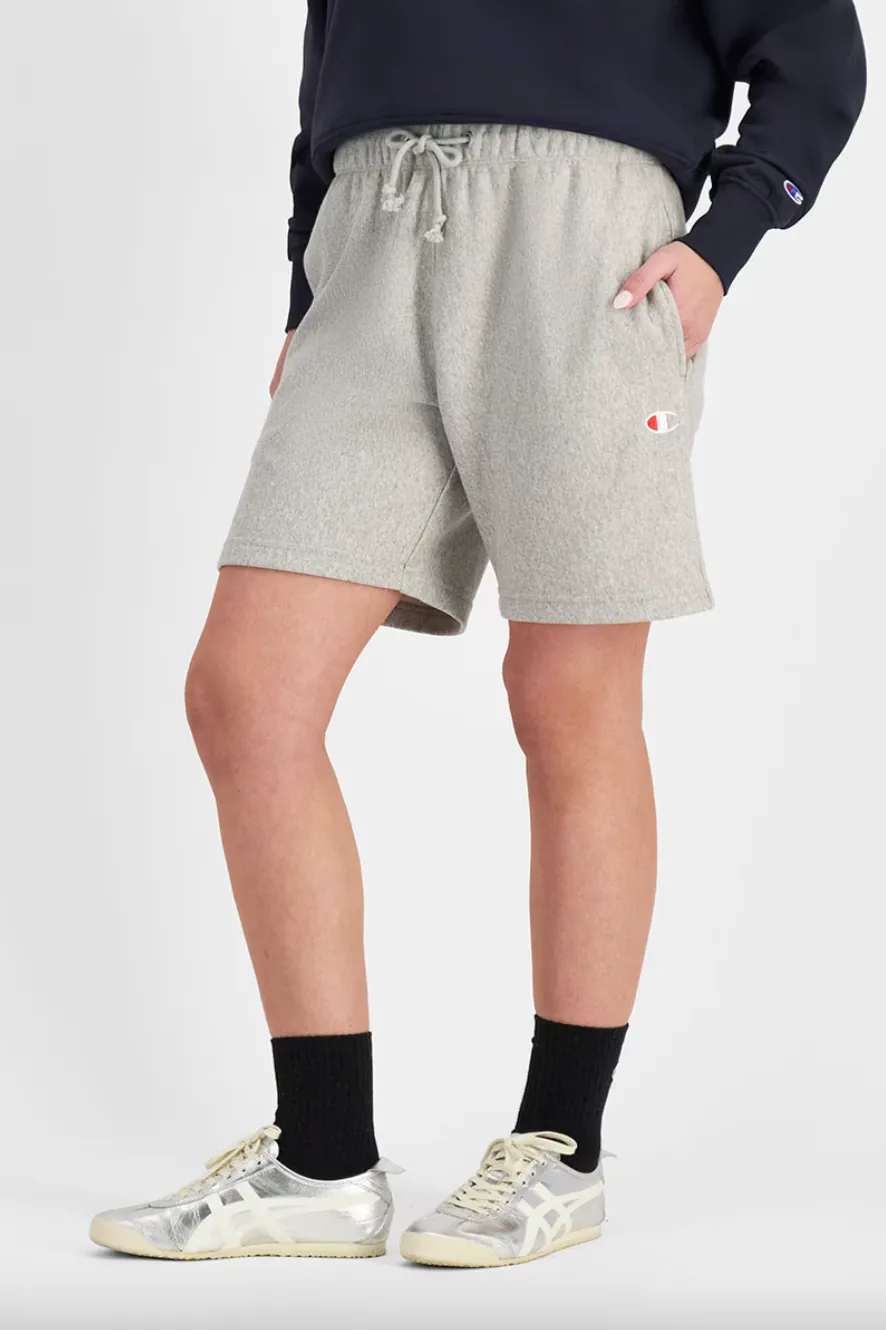 CHAMPION REVERSE WEAVE TERRY RELAXED SHORTS - OXFORD HEATHER
