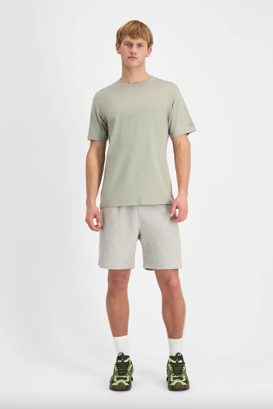 CHAMPION REVERSE WEAVE TERRY RELAXED SHORTS - OXFORD HEATHER
