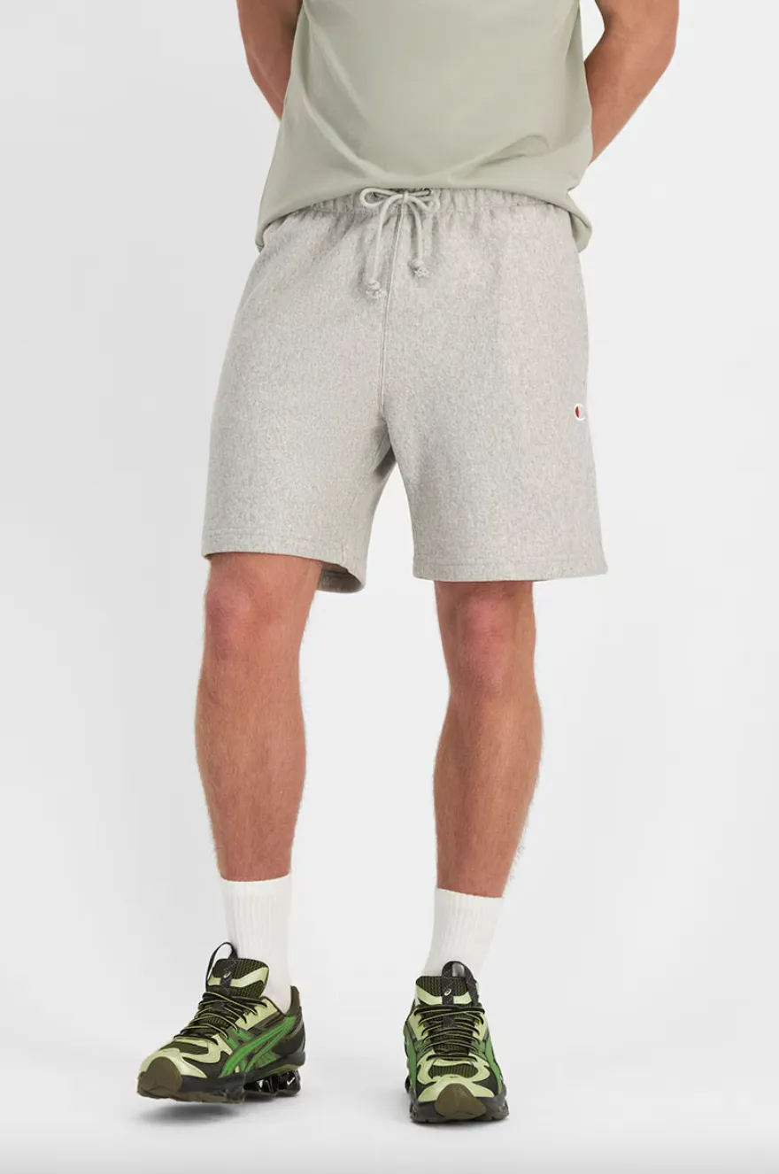 CHAMPION REVERSE WEAVE TERRY RELAXED SHORTS - OXFORD HEATHER