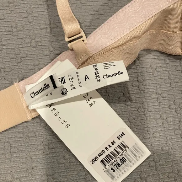 Chantelle Absolute Invisible Smooth Strapless Bra 34A