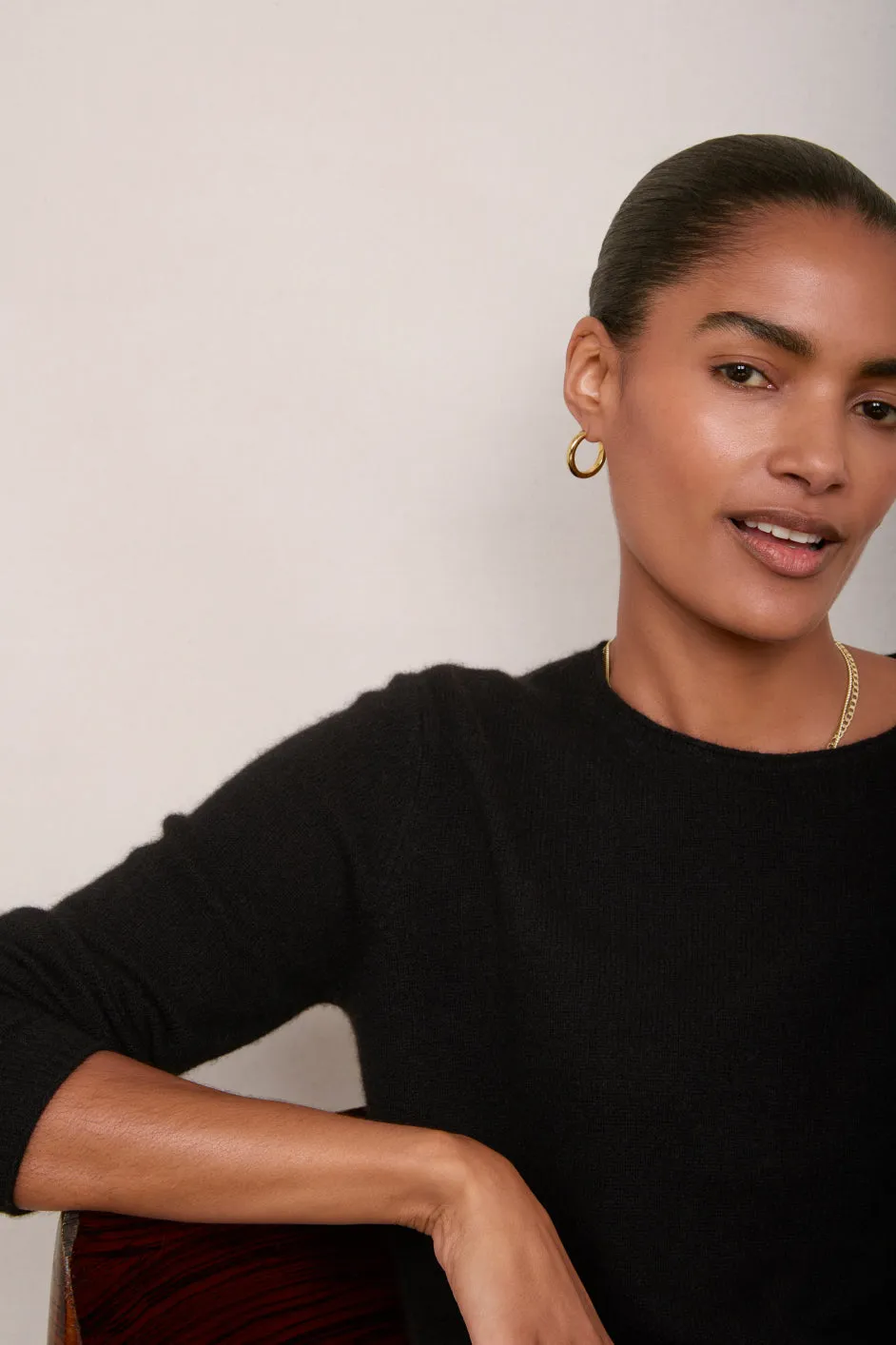 Chrissie Cashmere Jumper - Black
