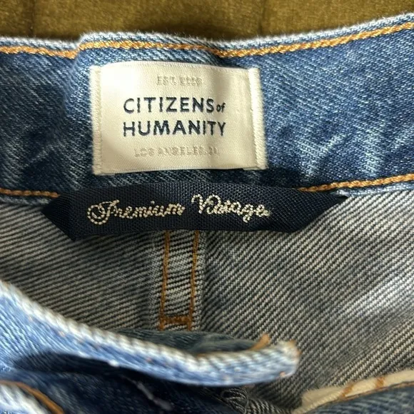 Citizens of humanity Franca denim blue jean shorts size 29