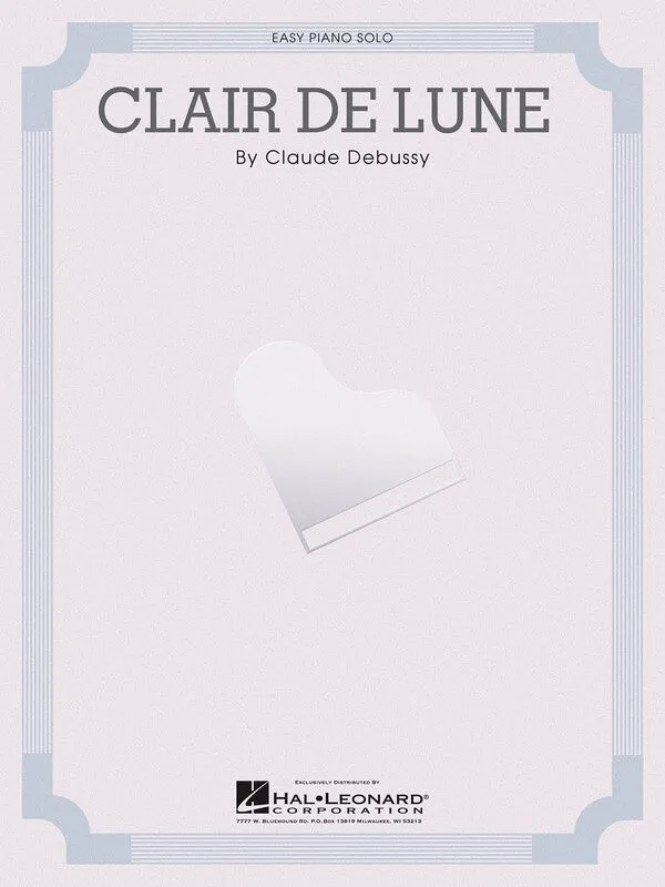 CLAIR DE LUNE EASY PIANO