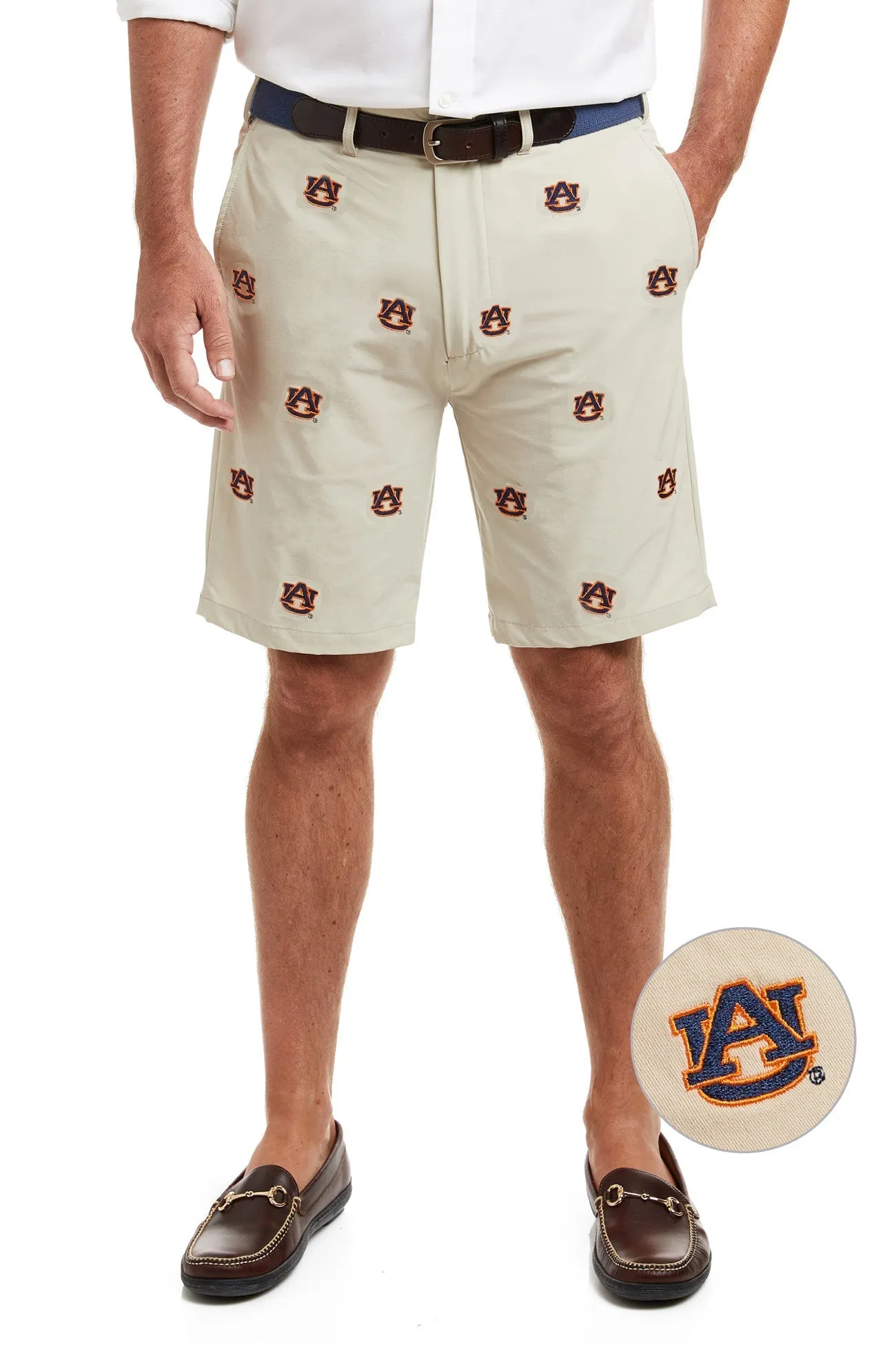 Collegiate ACKformance Short Khaki with Auburn University
