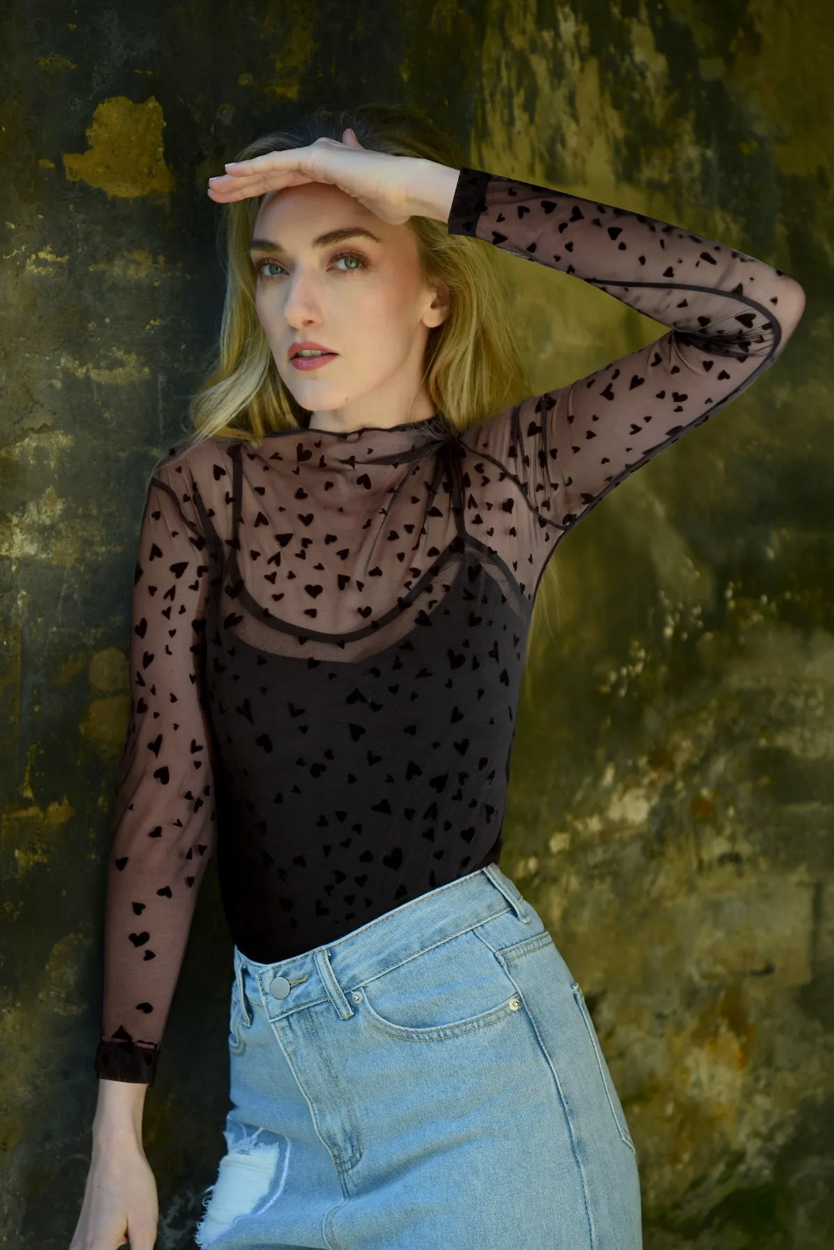 Coop Heart To Heart Top - Black Heart's Content