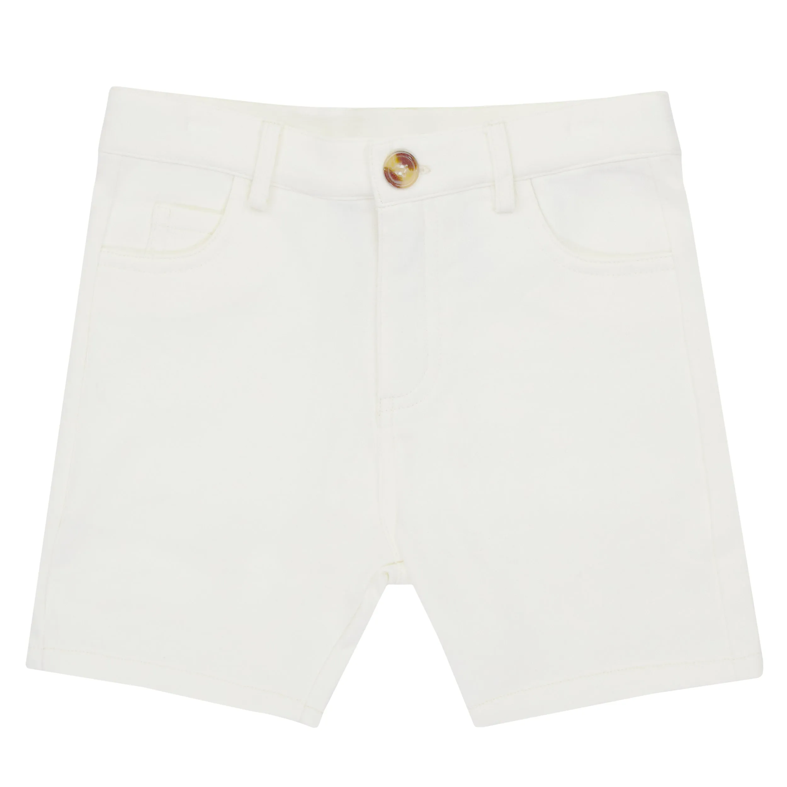 Crew Kids Off White Knit Shorts