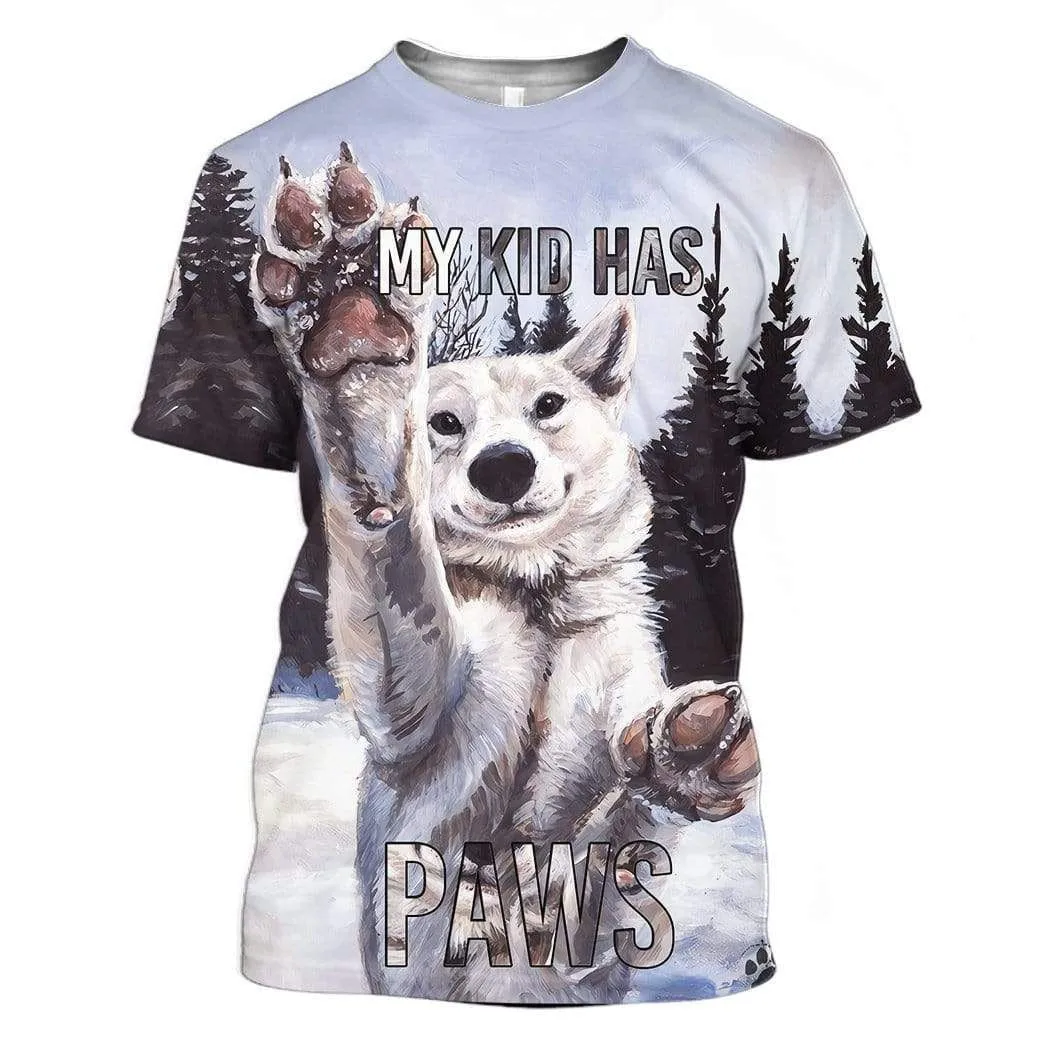 Custom Cosplay T-shirt - Hoodies My Kid Has Paws