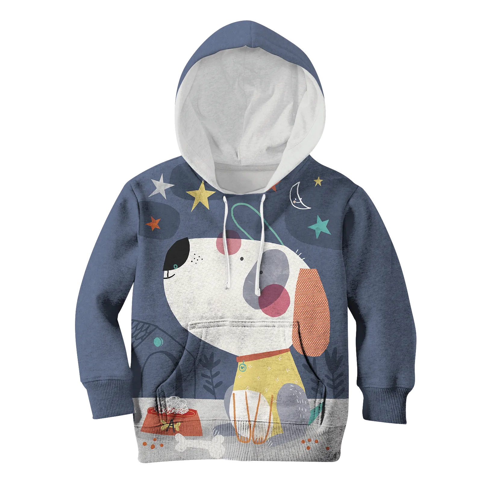 Cute Dog And His Bone Custom Cosplay Kid Hoodie