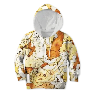 Cute Dogs Custom Cosplay Kid Hoodie