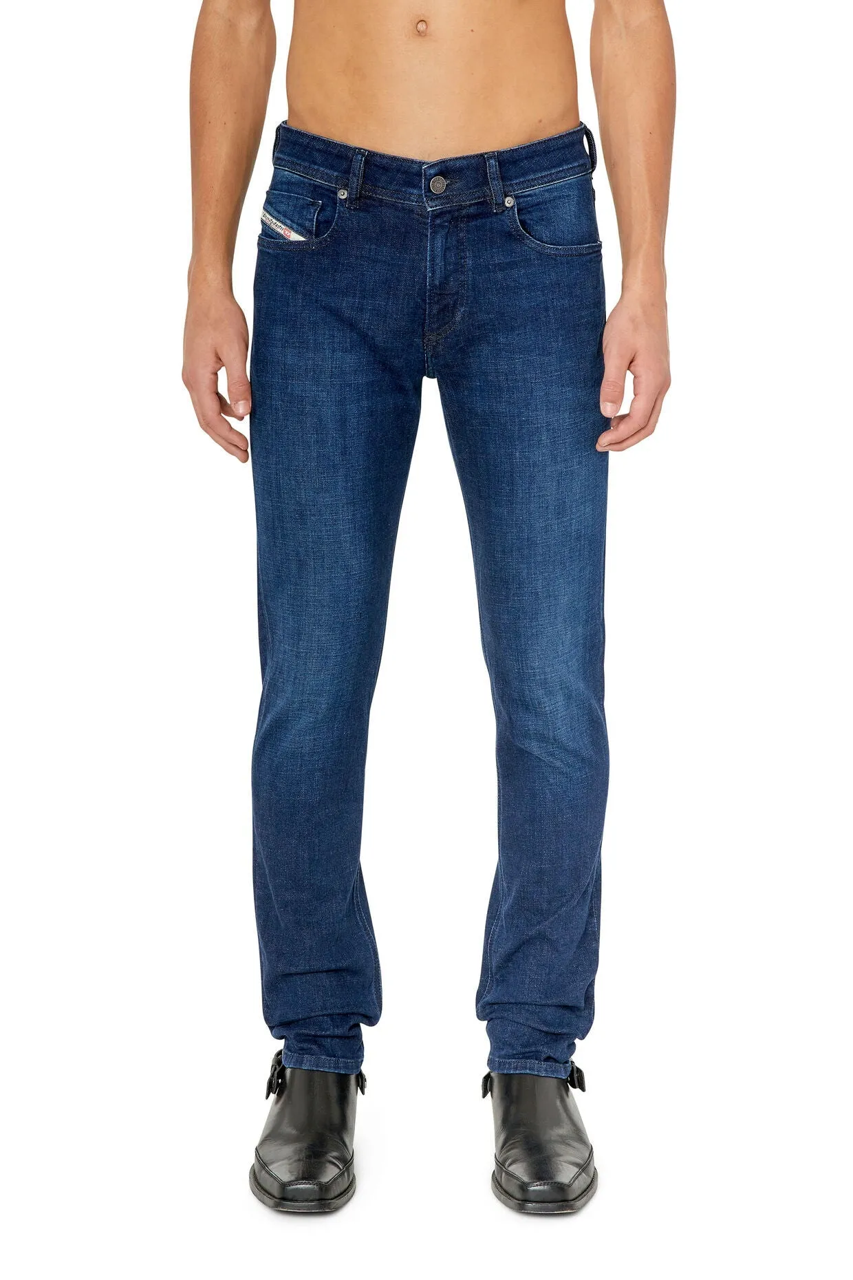Dark Blue Skinny Jeans for Men – Nathan