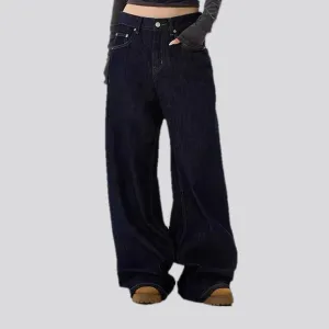 Dark mid rise men's jeans